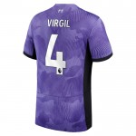 Günstige Fußballtrikots Liverpool Virgil 4 3rd trikot 2023-24 Kurzarm